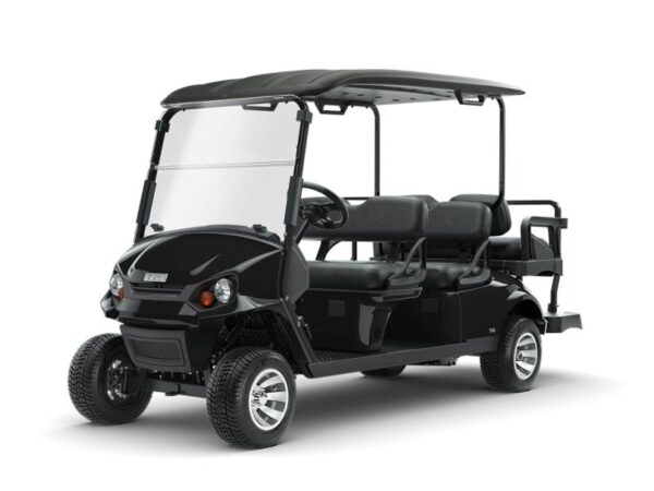 6 Seat Gas Cart -- Black